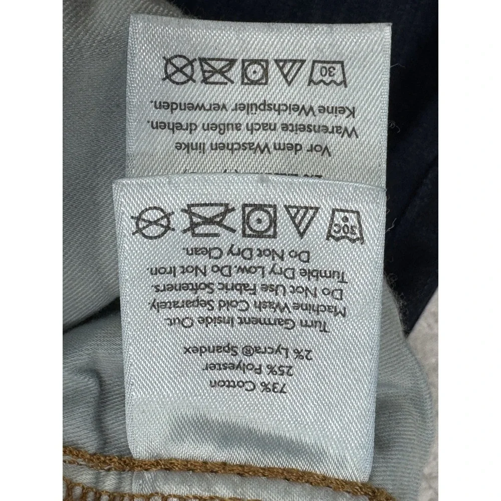 Eddie Bauer Slightly Curvy Straight‎ Leg Blue Jeans Size 10